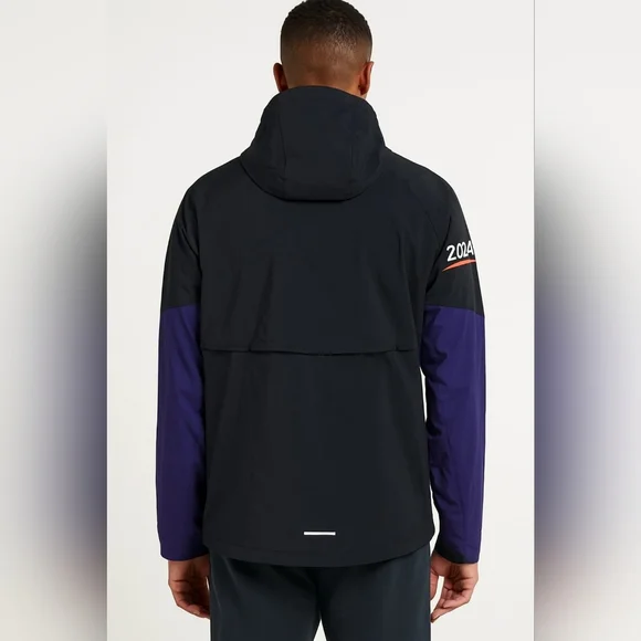 Nike 2024 Chicago Marathon Windrunner Running Jacket Black FV6204-010 - Picture 2 of 12